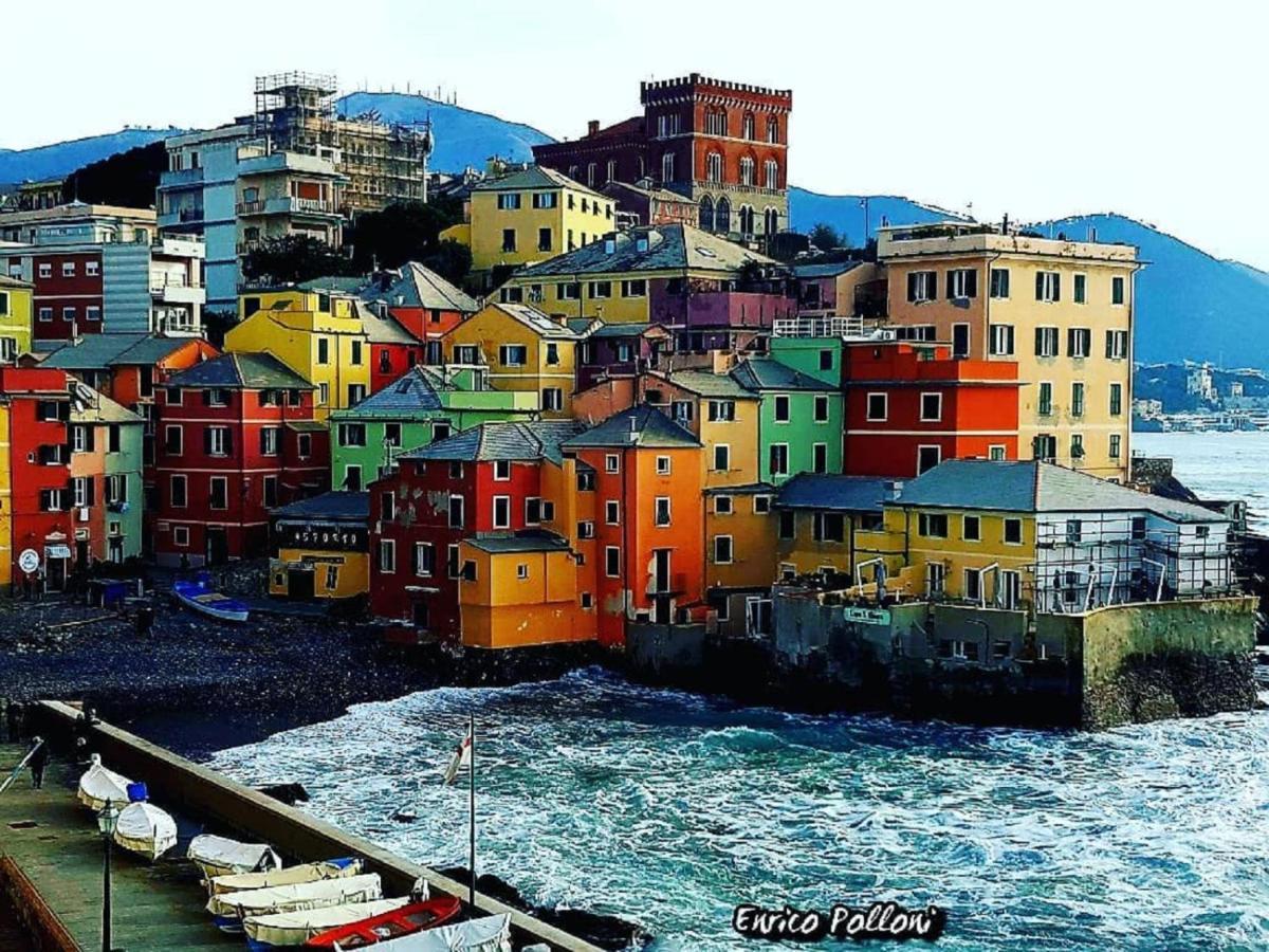Wow Home 2 - 175 Mq - Posteggio Privato - Davanti Porto Traghetti - Fino A 10 Posti Letto - Balcone Genova Eksteriør bilde